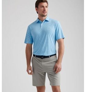 Peter Millar Tailored Fit Featherweight Stripe Performance Polo